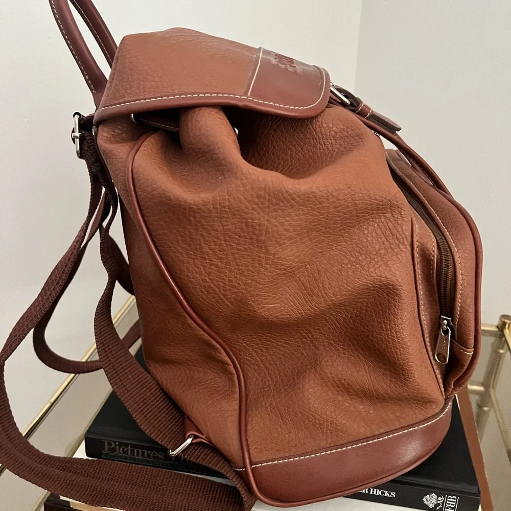 Esprit Brown Leather Backpack